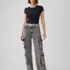 Mid Rise Double Cargo 90-tals lösa jeans Mid Rise Double Cargo 90-tals lösa jeans