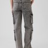 Mid Rise Double Cargo 90-tals lösa jeans Mid Rise Double Cargo 90-tals lösa jeans