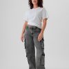 Mid Rise Double Cargo 90-tals lösa jeans Mid Rise Double Cargo 90-tals lösa jeans