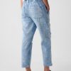 Mid Rise Easy Denim Utility Jeans