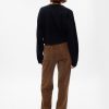 Mid Rise Loose Corduroy Byxor