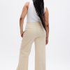 Mid Rise Loose Corduroy Byxor