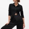 Mid Rise Loose Corduroy Byxor