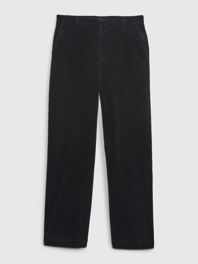 Mid Rise Loose Corduroy Byxor