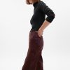 Mid Rise Loose Corduroy Byxor