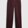 Mid Rise Loose Corduroy Byxor