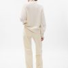 Mid Rise Loose Corduroy Byxor