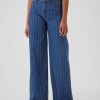 Mid Rise Pinstripe Baggy Jeans Mid Rise Pinstripe Baggy Jeans