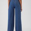 Mid Rise Pinstripe Baggy Jeans Mid Rise Pinstripe Baggy Jeans