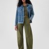 Mid Rise Twill Barrel Byxor Mid Rise Twill Barrel Byxor