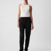 Mid Rise Twill Cargo Pants Mid Rise Twill Cargo Pants