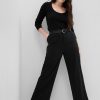 Mid Rise Twill Wide-Leg Khakis Mid Rise Twill Wide-Leg Khakis