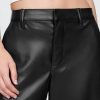 Mid Rise Vegan Leather Barrel Pants Mid Rise Vegan Leather Barrel Pants