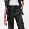 Mid Rise Vegan Leather Loose Pants Mid Rise Vegan Leather Loose Pants