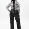 Mid Rise Vegan Leather Loose Pants Mid Rise Vegan Leather Loose Pants