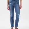 Mid Rise Vintage Slim Jeans
