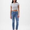 Mid Rise Vintage Slim Jeans