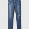 Mid Rise Vintage Slim Jeans