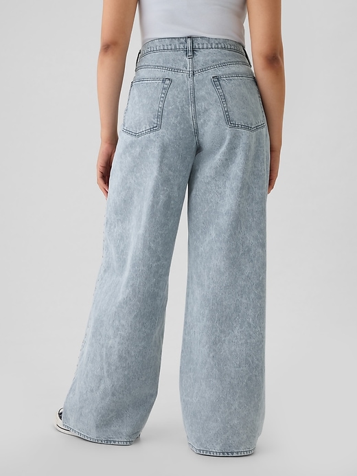 Mid Rise dubbade baggy jeans Mid Rise dubbade baggy jeans