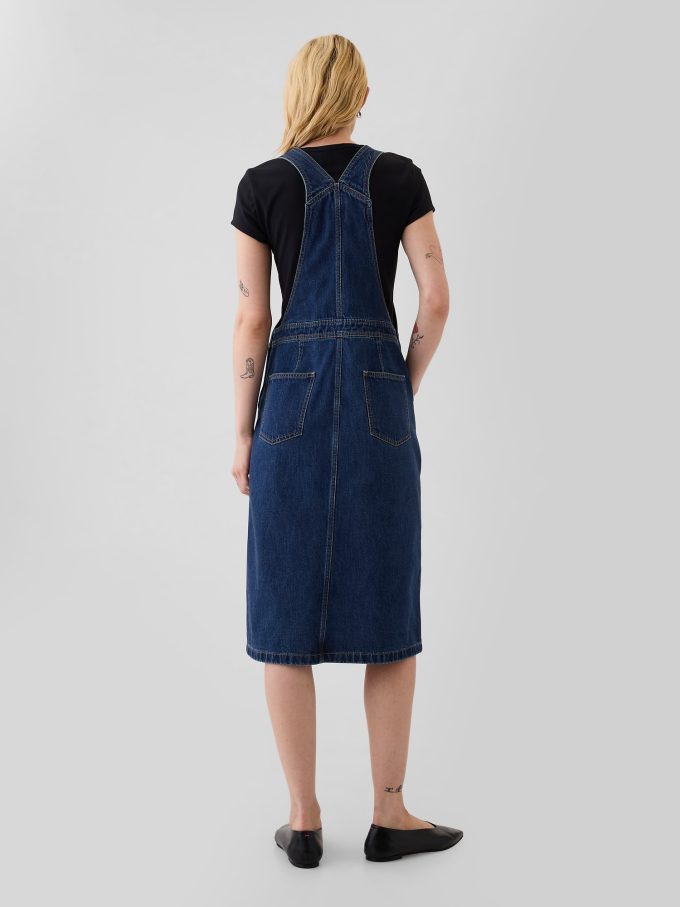 Midi skirtall i jeans
