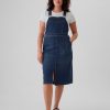Midi skirtall i jeans