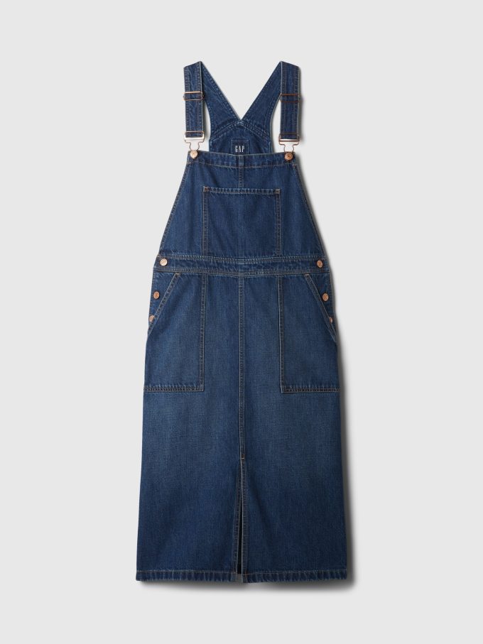 Midi skirtall i jeans