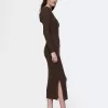 Midi-tröja med båthalsad Rib