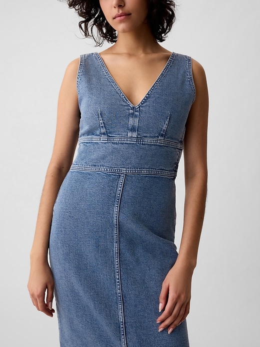 Midiklänning i jeans Midiklänning i jeans
