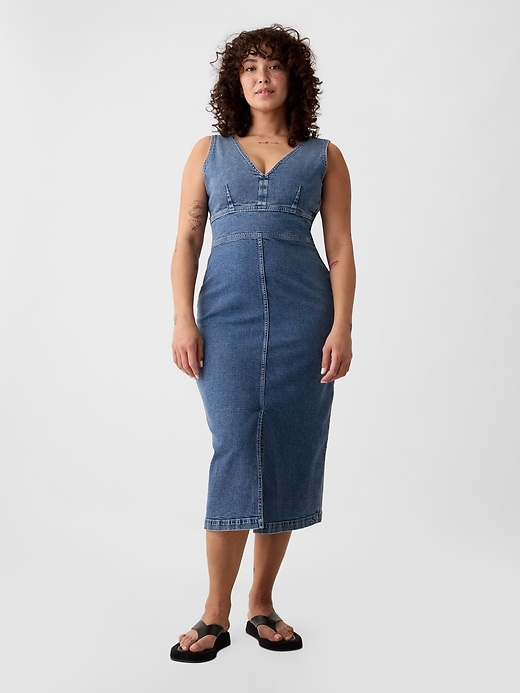 Midiklänning i jeans Midiklänning i jeans