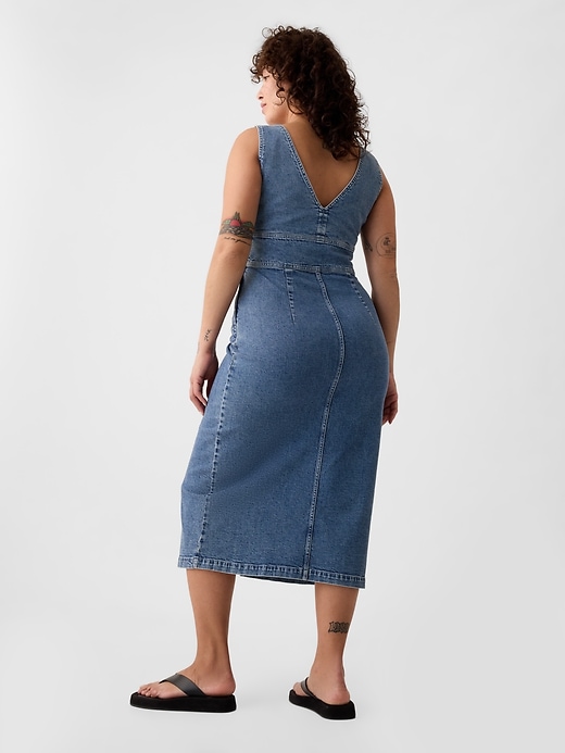 Midiklänning i jeans Midiklänning i jeans