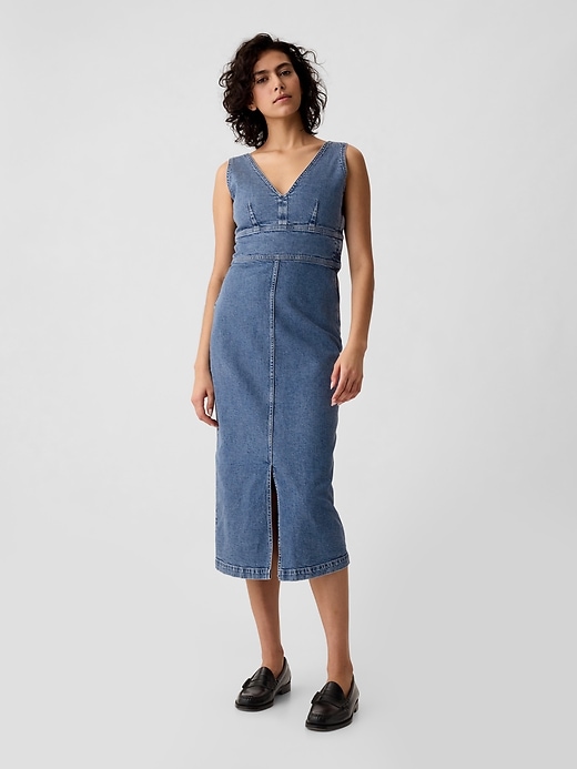 Midiklänning i jeans Midiklänning i jeans