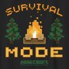 Minecraft Grafisk T-shirt för överlevnadsläge för barn