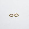 Mini Gold Rope Twist Huggies