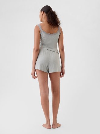 Mini Rib PJ Shorts