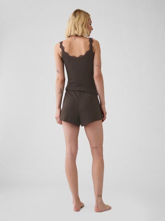 Mini Rib PJ Shorts