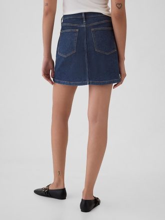 Minikjol i jeans