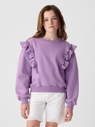 Mjuk volangtröja för barn vintage