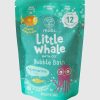 Mobi Little Whale Aquamarine bubbelbadpulver och badleksakspaket