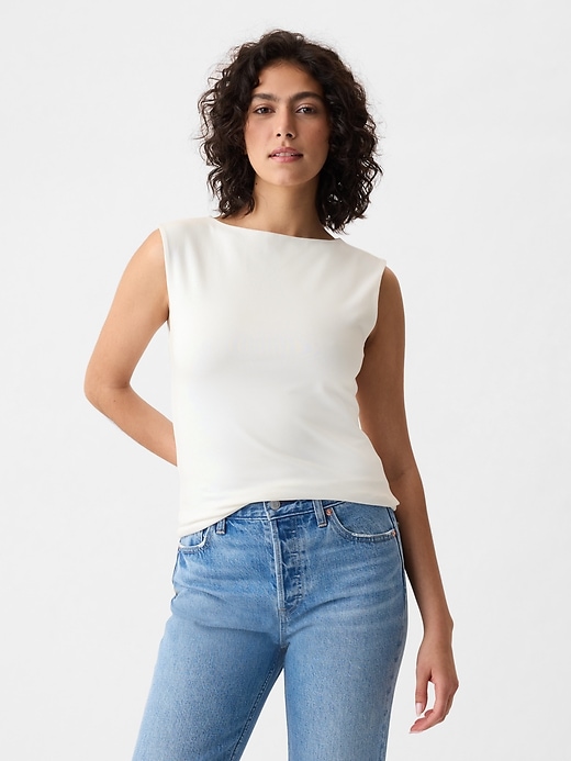 Modern Boatneck Topp Modern Boatneck Topp