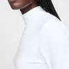 Modern Cropped Mockneck-skjorta