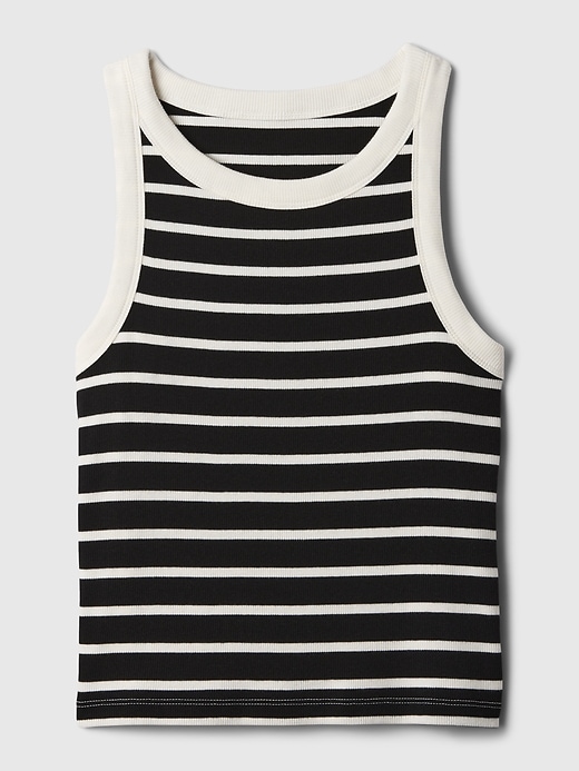 Modern Rib Cropped Halter Top Modern Rib Cropped Halter Top