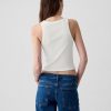 Modern Rib Cropped Halter Top Modern Rib Cropped Halter Top