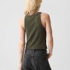 Modern Rib Cropped Halter Top Modern Rib Cropped Halter Top