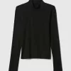 Modern Rib Cropped Mockneck skjorta Modern Rib Cropped Mockneck skjorta