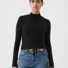 Modern Rib Cropped Mockneck skjorta Modern Rib Cropped Mockneck skjorta