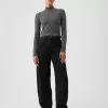Modern Rib Cropped Mockneck skjorta Modern Rib Cropped Mockneck skjorta