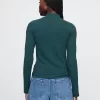 Modern Rib Cropped Mockneck skjorta Modern Rib Cropped Mockneck skjorta