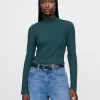 Modern Rib Cropped Mockneck skjorta Modern Rib Cropped Mockneck skjorta