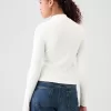 Modern Rib Cropped Mockneck skjorta Modern Rib Cropped Mockneck skjorta