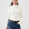 Modern Rib Cropped Mockneck skjorta Modern Rib Cropped Mockneck skjorta